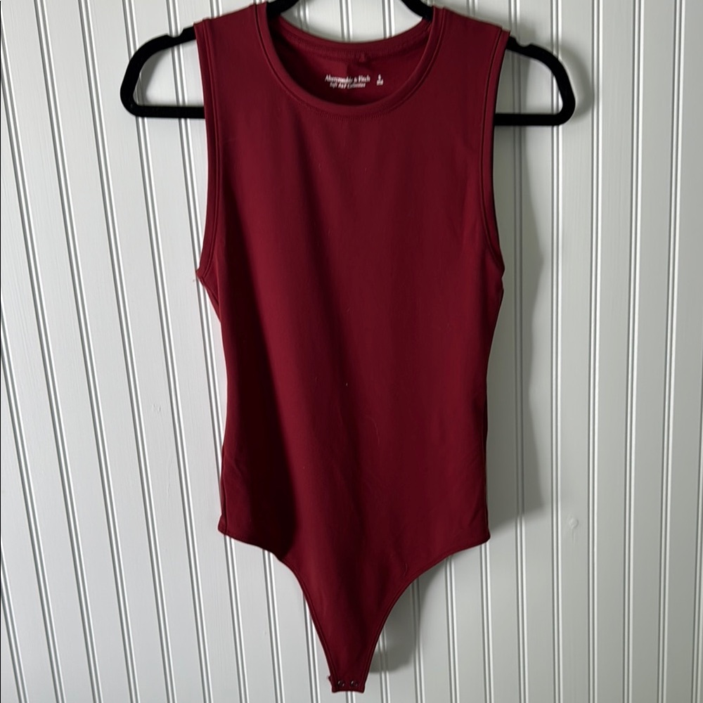 Abercrombie & Fitch Red Bodysuit One Piece